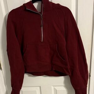 lululemon athletica Burgundy Scuba Hoodie
